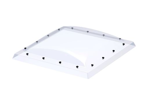 Lamekatuseakna akrüülkuppel Velux 100x100 kirgas pilt